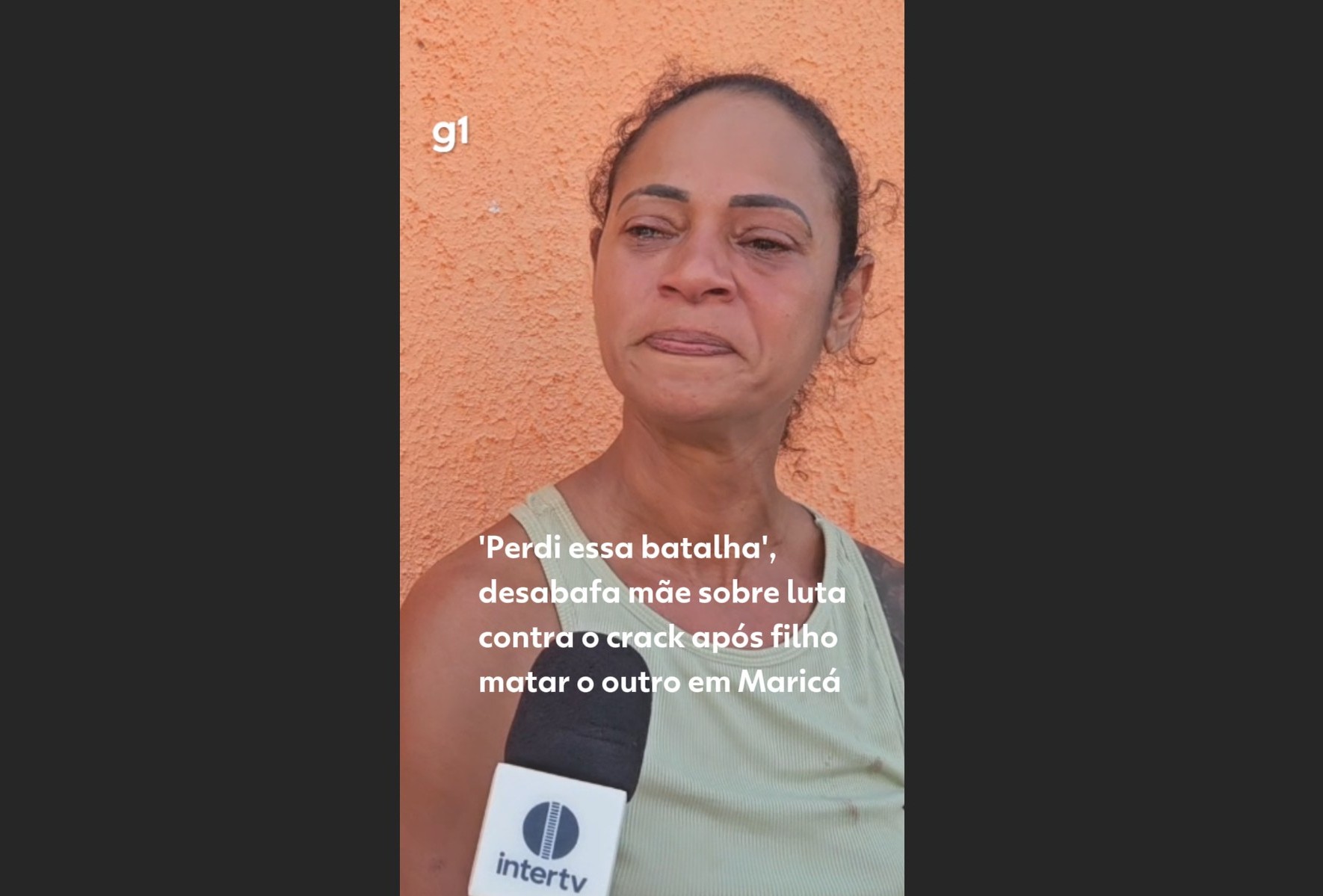 Mãe lamenta derrota na luta contra o crack após filho ser morto pelo irmão em Maricá